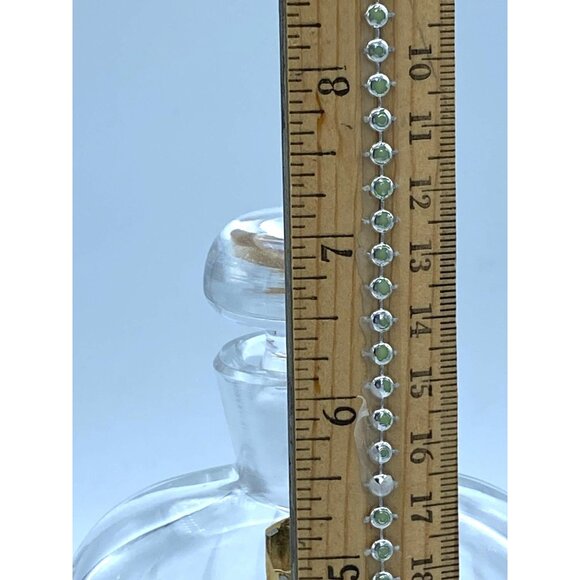 Atlantis Whiskey Hand Blown Glass Decanter and  Stopper Sonnet 7 inches - Picture 4 of 8